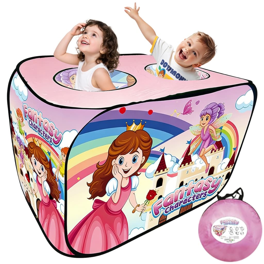 Barraca Infantil Menina Toca Cabana Dobrável Pop-up Princesa Com Bolsa