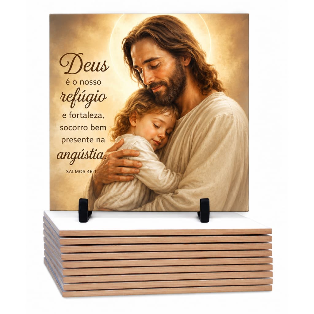 Decoração Personalizada kit 2 unidade azulejo 20x20cm
