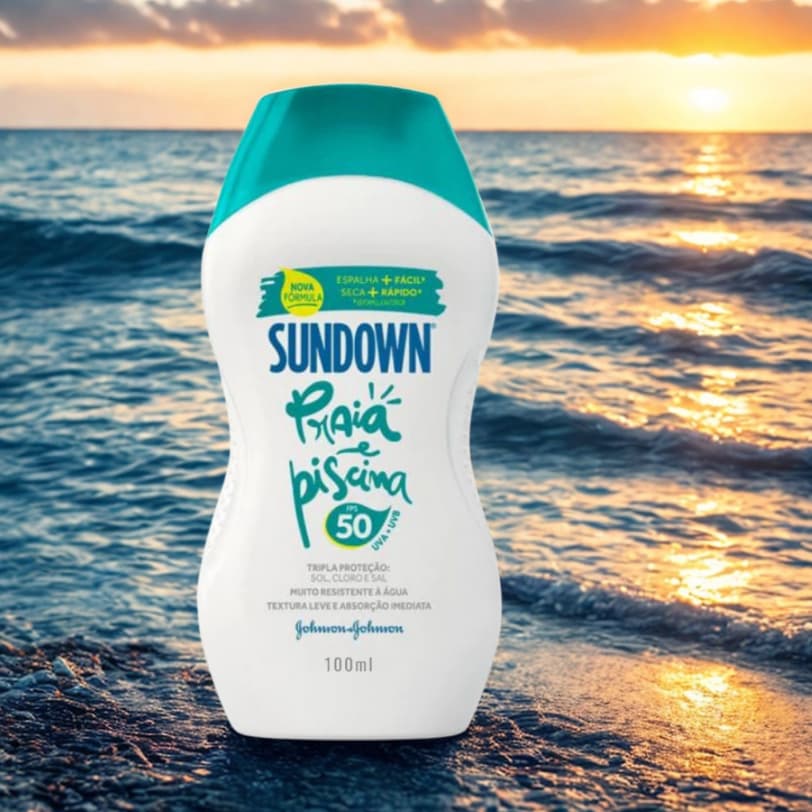 Protetor Solar Sundown FPS50 Praia e Piscina 100ml