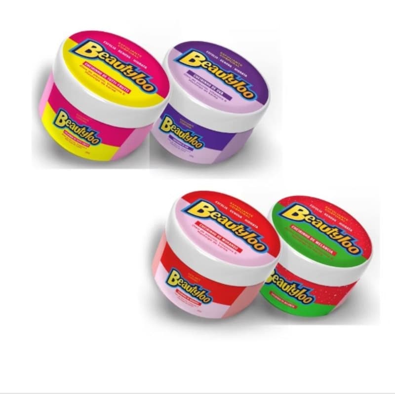 Esfoliante Corporal Beautyloo 250g Hidratante Pele Macia Remove Células Mortas Diversas Fragrâncias