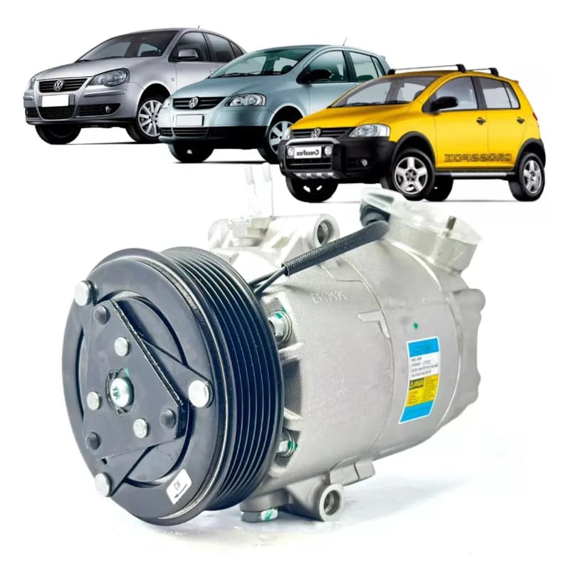 Compressor De Ar Fox / Space Fox Cross Fox / Polo 6pk Delphi