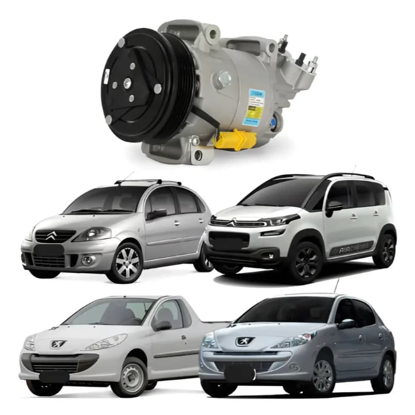 Compressor Ar C3 1.4/1.6 2009 A 2012 Original Delphi