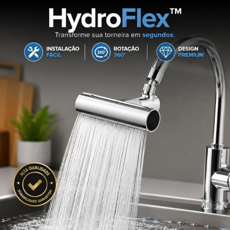 Extensor Giratório para Torneira 360° Economizador de Água Arejador Universal HydroFlex™