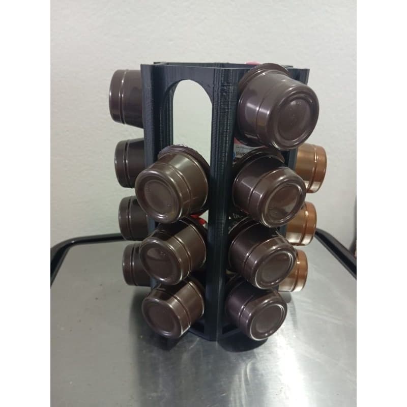 Porta Cápsulas de Café Giratório – Organizador 16 Cápsulas