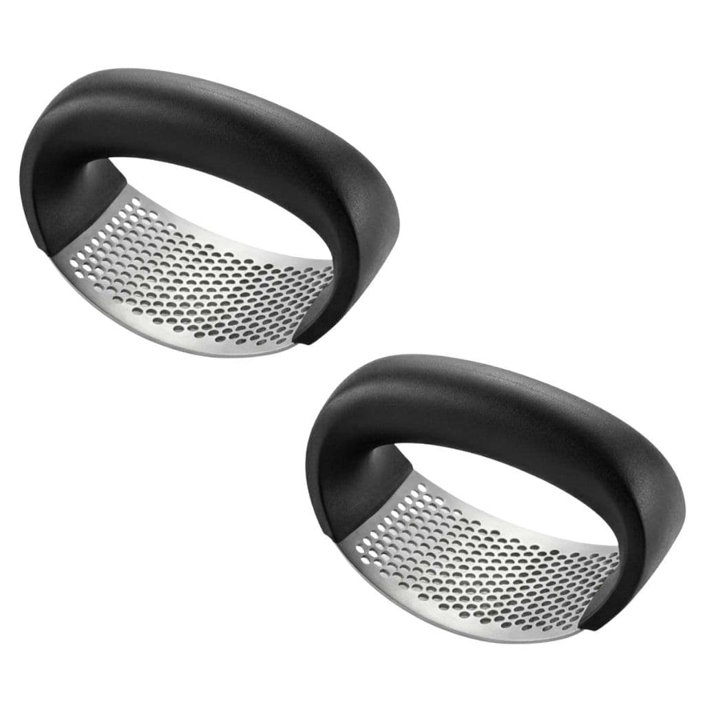 2 Peças Amassador de Alho Manual Inox