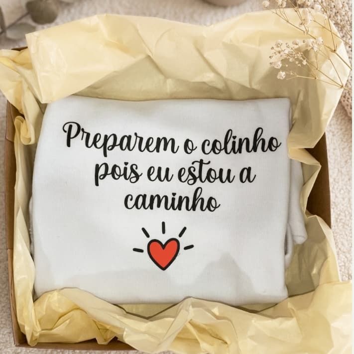 Body bebê revelação de gravidez | Body bebê personalizado | Frases PAPAI, TITIA, VOVÓ, VOVÔ| Algodão macio bebê