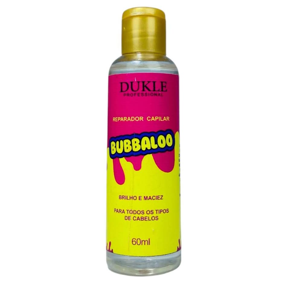 Reparador Capilar Bubbaloo Brilho e Maciez 60mL Dukle Professional