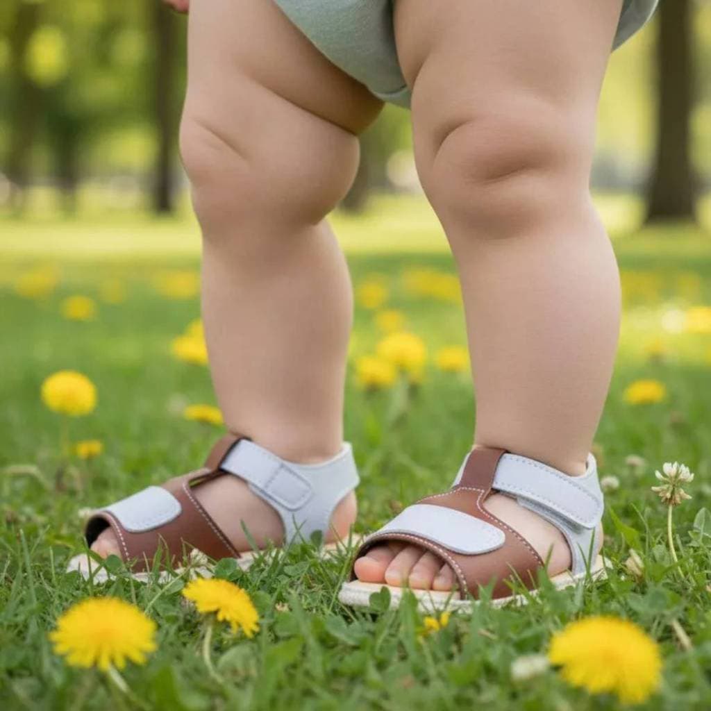 Sandalia Para Bebe Rn Recém Nacido Confortavel Unissex Menina Menino Sapato Infantil Conforável