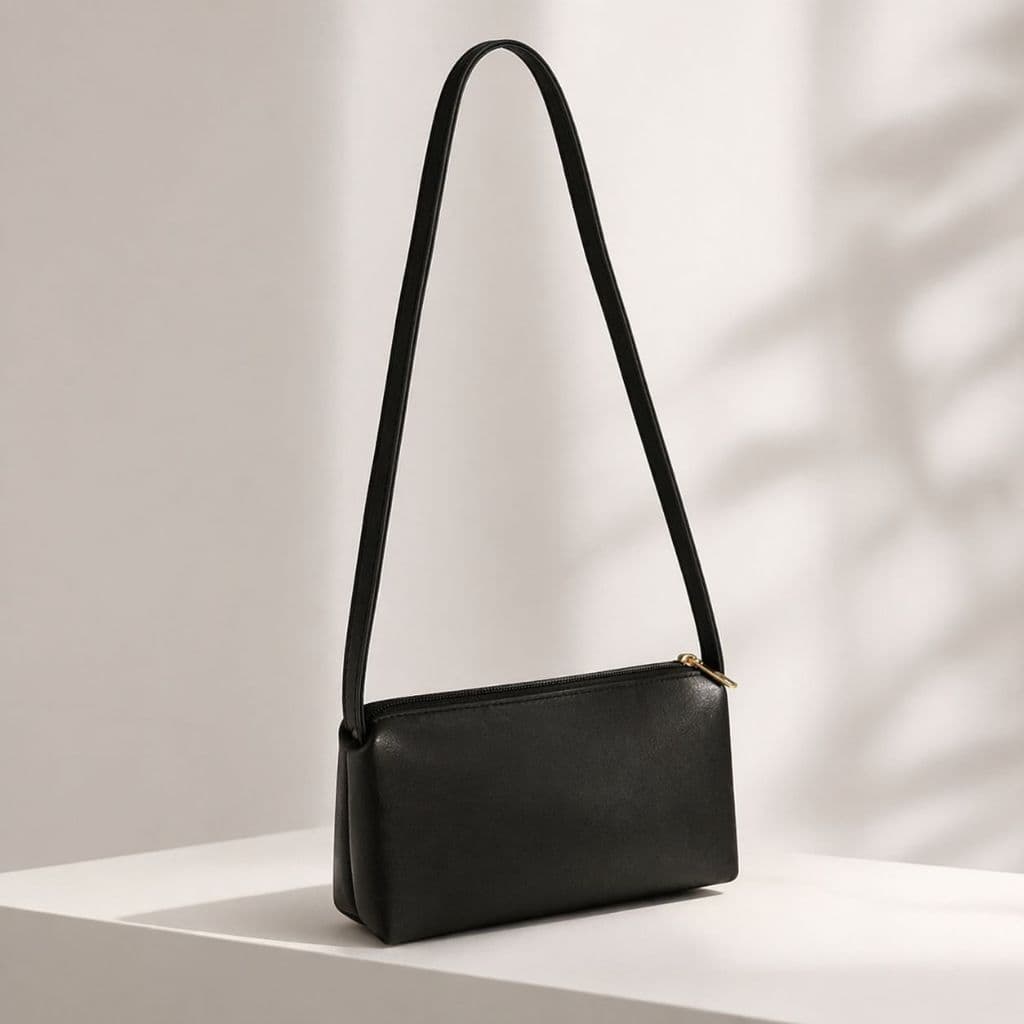 Bolsa Feminina Bolsinha Estilosa Transversal Couro Ecologico Moderna Alça Funcional