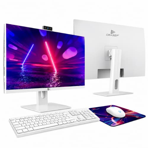 Computador All In One 23,8" Full HD Intel i7 7ª Geração 16GB RAM SSD 256GB Wi-Fi Dual Band Bluetooth