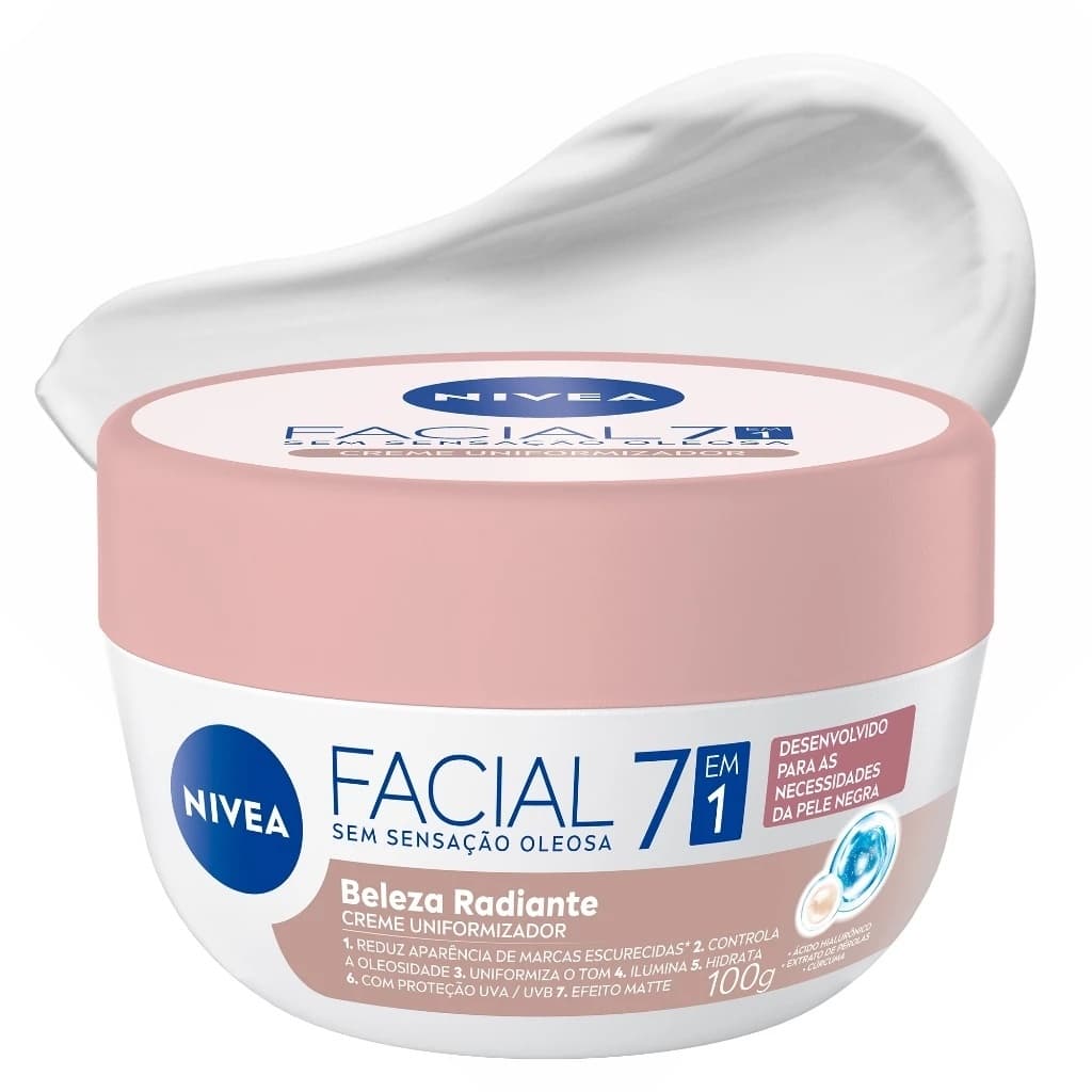 Creme Facial Nivea 7 em 1 Hidratante Antissinais Original Linha Completa Escolha o seu - 100g Cada