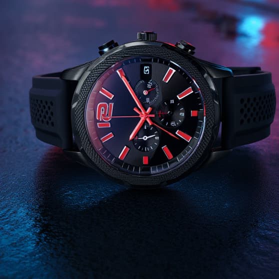 Relógio Masculino Esportivo Resistente à Água Pulseira de Silicone Leve