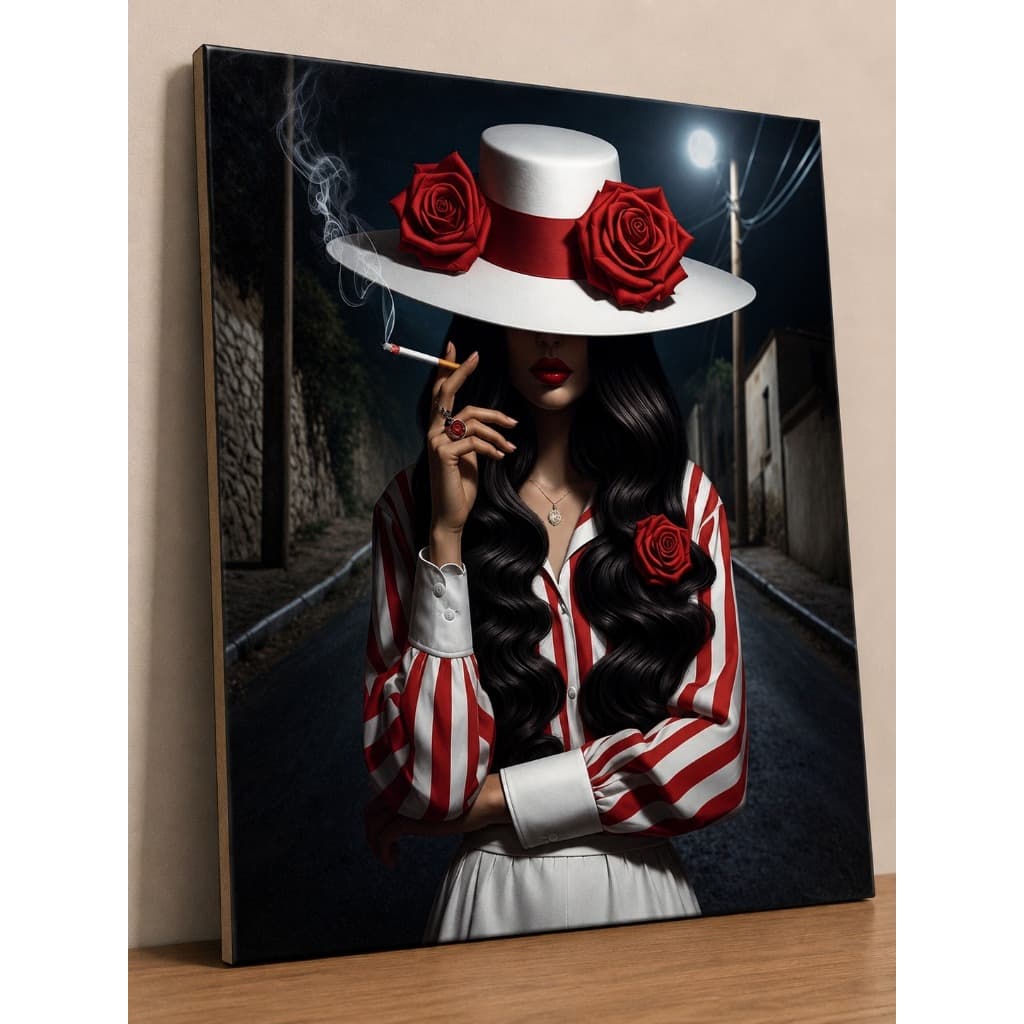 Quadro Maria Navalha Proteção e Espiritualidade -Placa Decorativa MDF