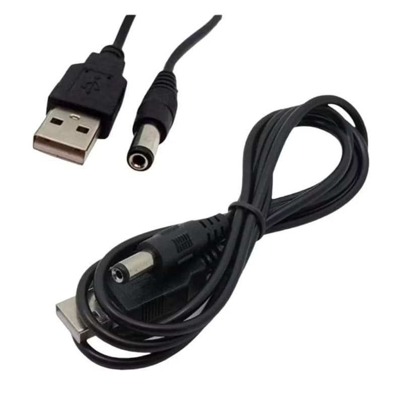 Cabo Usb P4 5,5mm 5V DC Roteadores Modem Camera Led