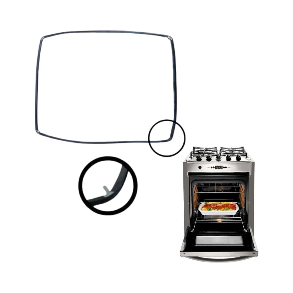 Vedação Para Forno Fogão Brastemp By04taruna20 39,5x36,5cm | Borracha Gaxeta Guarnição Térmica