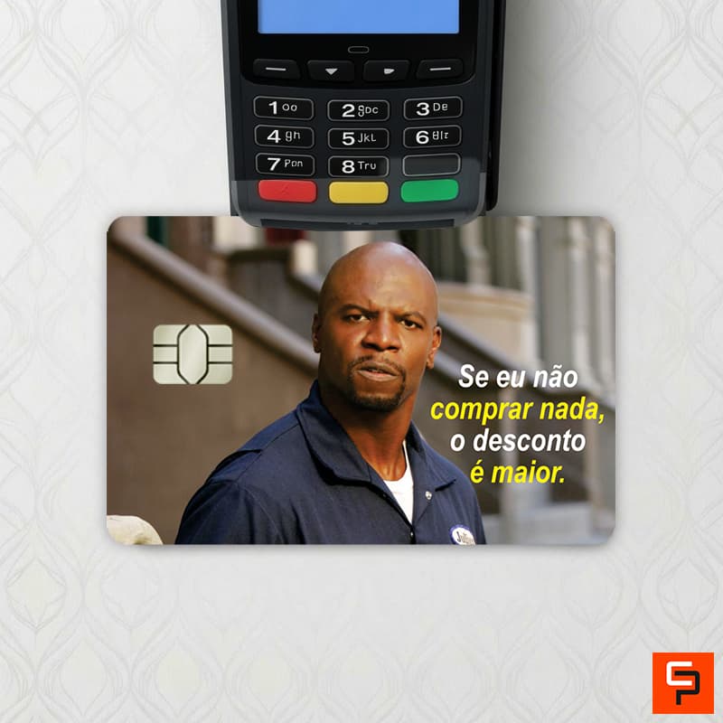 Película Adesiva para Cartão Julius Todo Mundo Odeia o Chris – Skin Card Personalizada