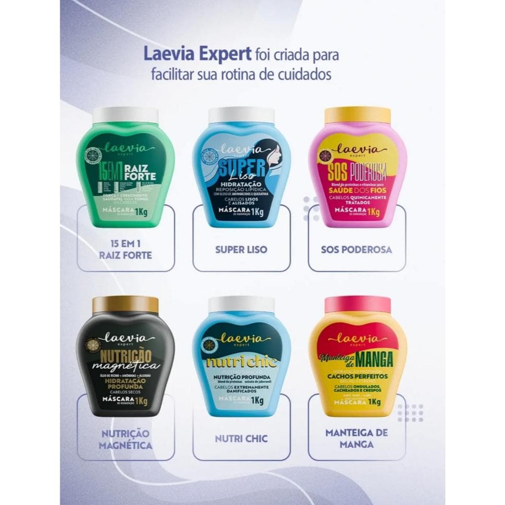 cremes e máscaras da Laevia