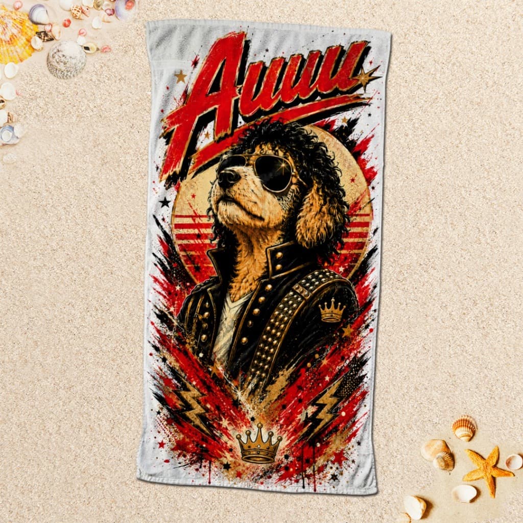 Pet Famous | Toalha de Banho, Praia Estampada | Várias Estampas | Coleção Musical