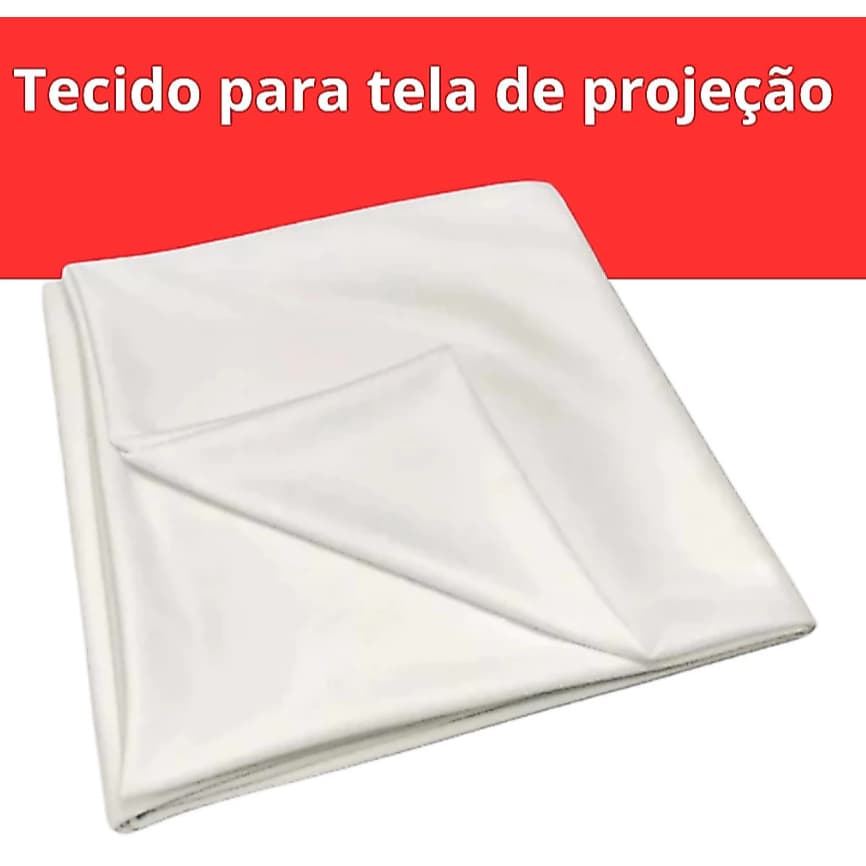 Tecido Dry Fit 100% Para Tela Projeção Projetor 1,80 X 2 M