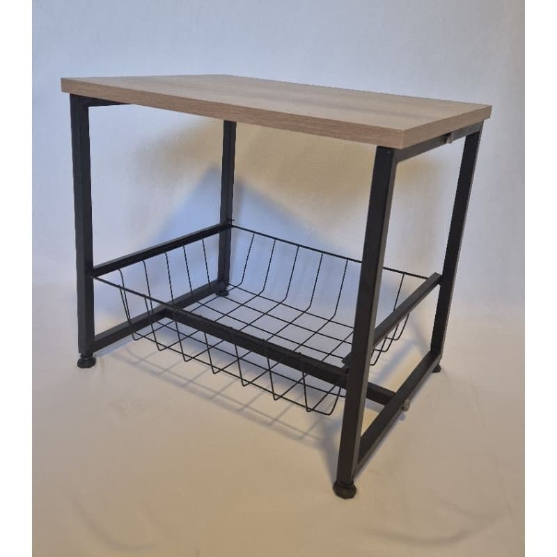 MINI FRUTEIRA DE MESA COZINHA COMPACTA MODERNA CESTO ORGANIZADOR MULTIUSO COM TAMPO DE MADEIRA MDF BEBEDOURO MICROONDAS