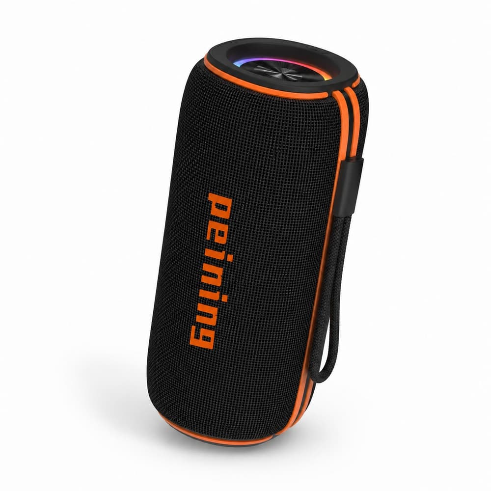 Caixa de Som Bluetooth Peining PEI-272BTS 30W com Luz RGB, Bateria Recarregável e Alça Portátil