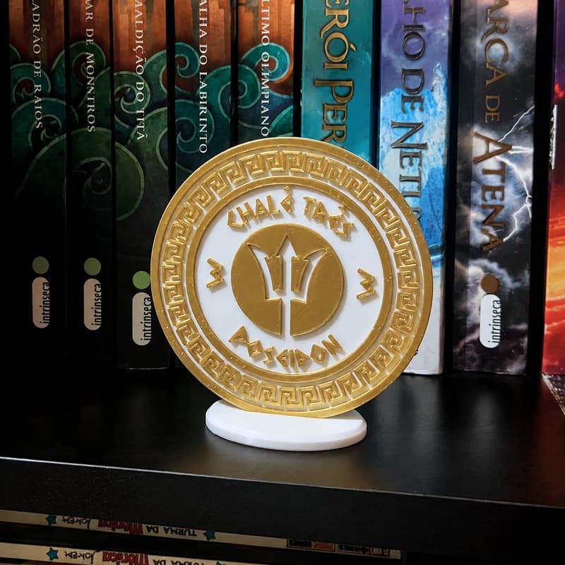 Decoração de Estante Percy Jackson | Chalés dos Deuses
