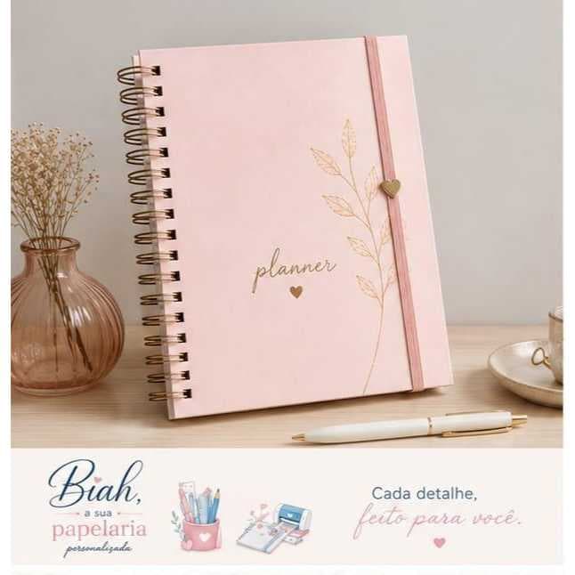 Planner Permanente A5 | Agenda Planner Personalizada | Capa Dura | Organização Diária