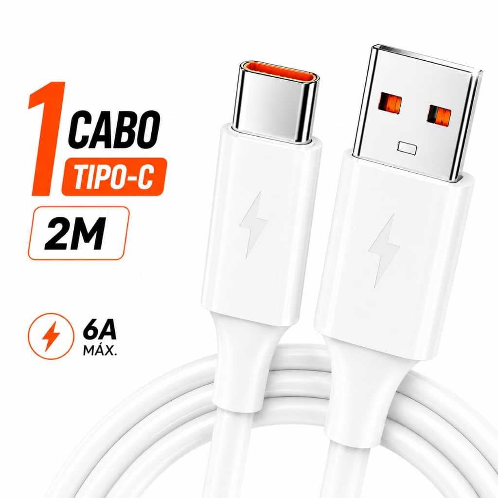 cabo  usb tipo-c 2 M