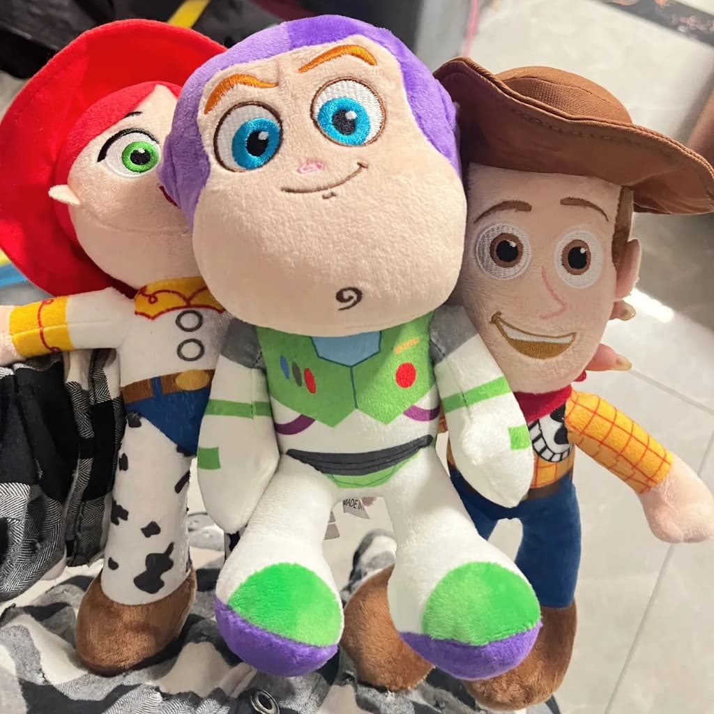 Toy Story Boneco Woody E Buzz Baby 30 Cm estilo Disney Antialérgico