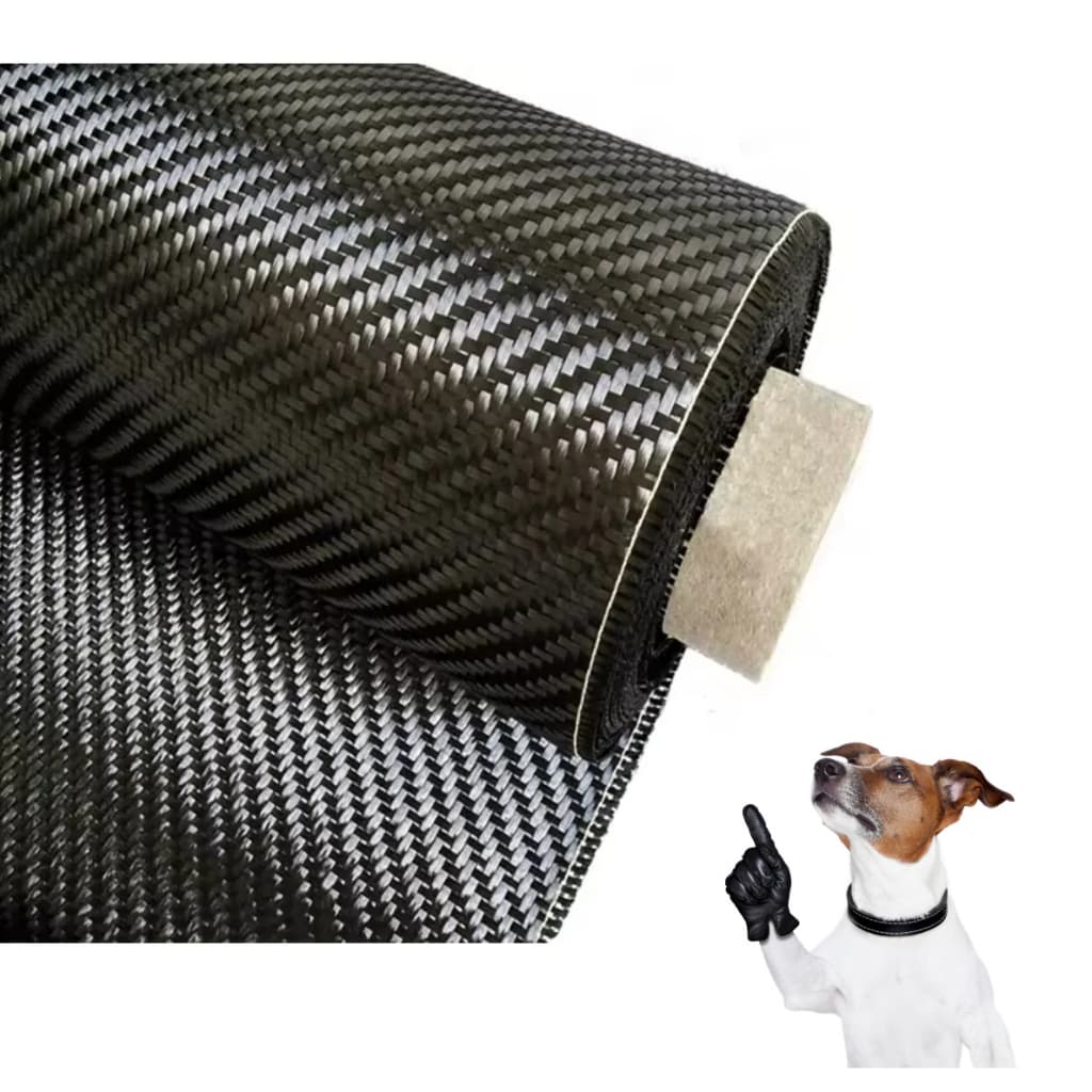 Tecido Fibra De Carbono 100cm x 100cm Real 3k 200g Laminação Reparo Náutico Automotivo Drone