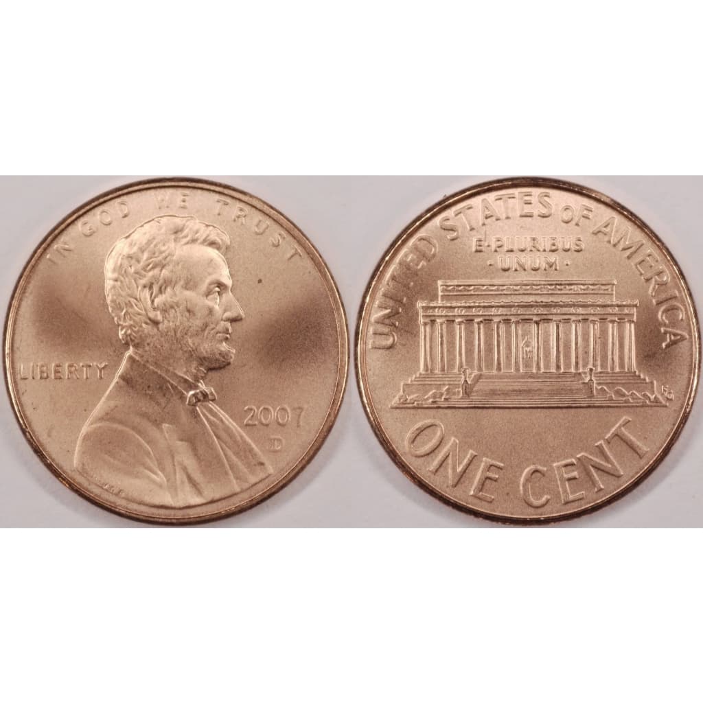 3 moedas USA 1 cent F/C 2006-7 e 8 originais top