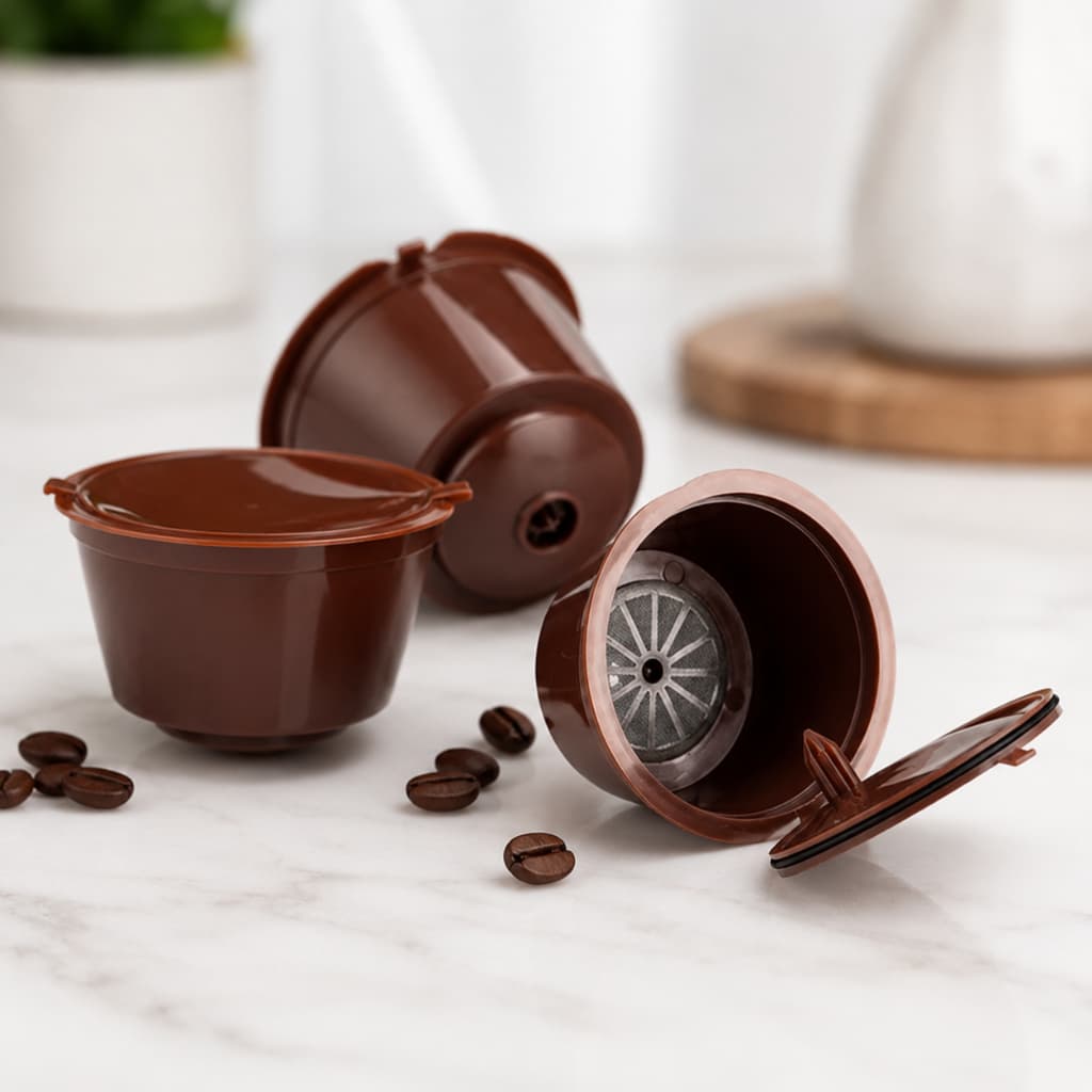 4 Cápsulas Café Recarregável Dolce Gusto Reutilizável