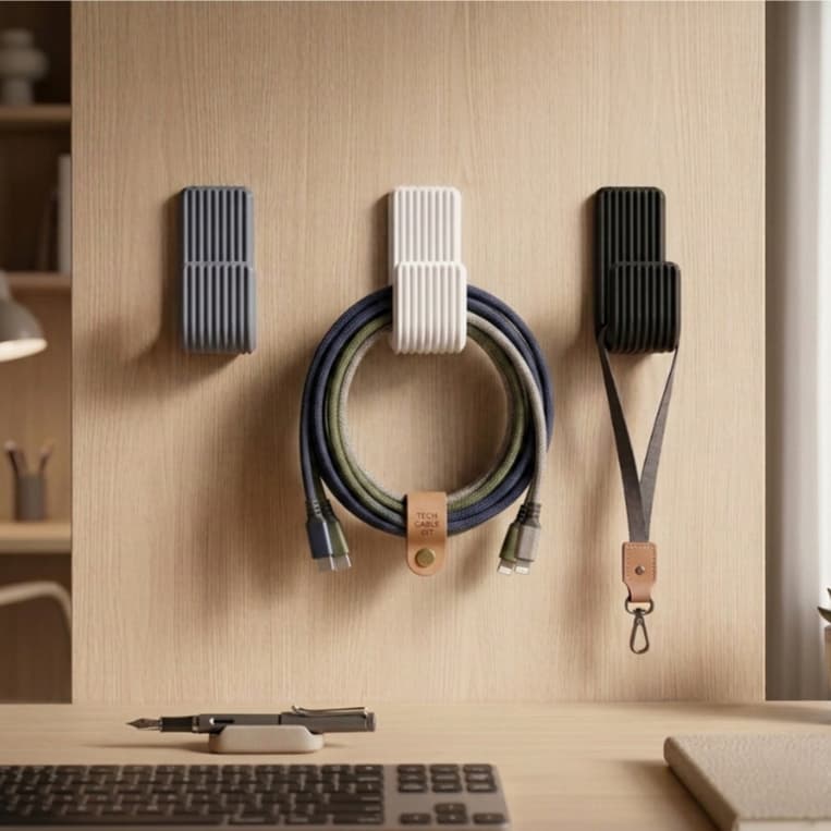 Conjunto De Ganchos Frisados Multiuso De Parede Minimalistas Redondos Frisados Suporte De Parede
