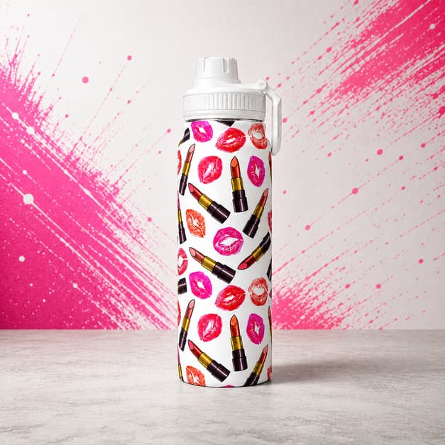 Garrafa 800ml com Tampa Rosqueável, Bico Protegido e Design Resistente para Academia, Escola, Trabalho, Lazer e Viagens