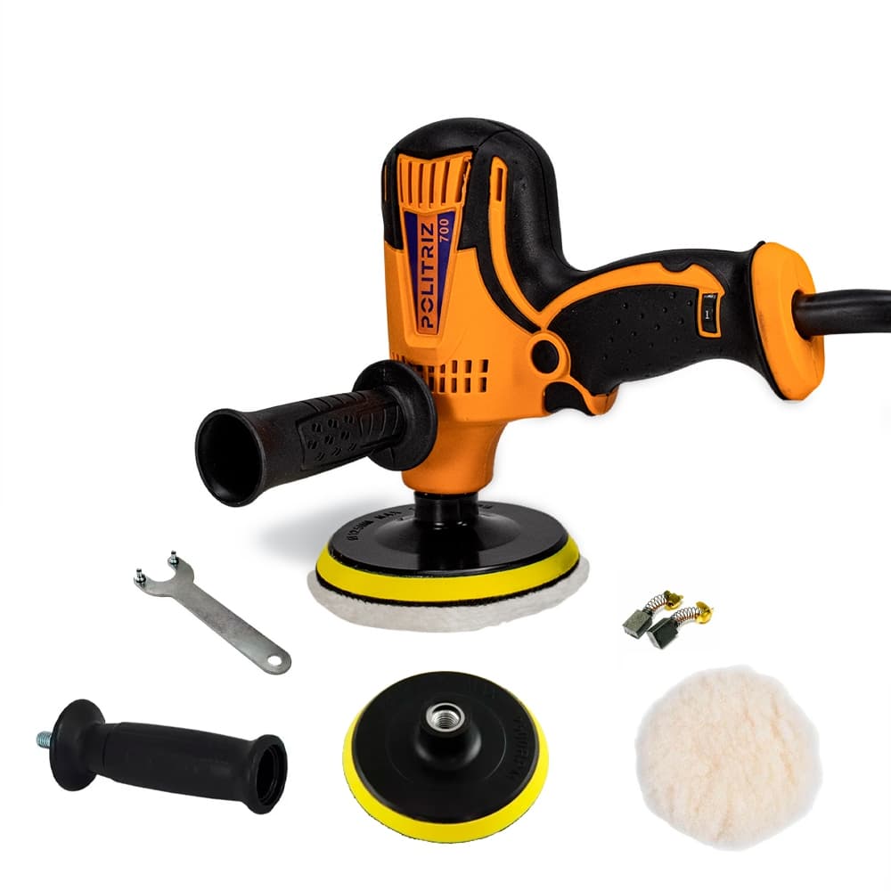 Politriz Automotiva 700W 4500RPM Velocidade Variável 5 Pol 125mm - Pró Euro