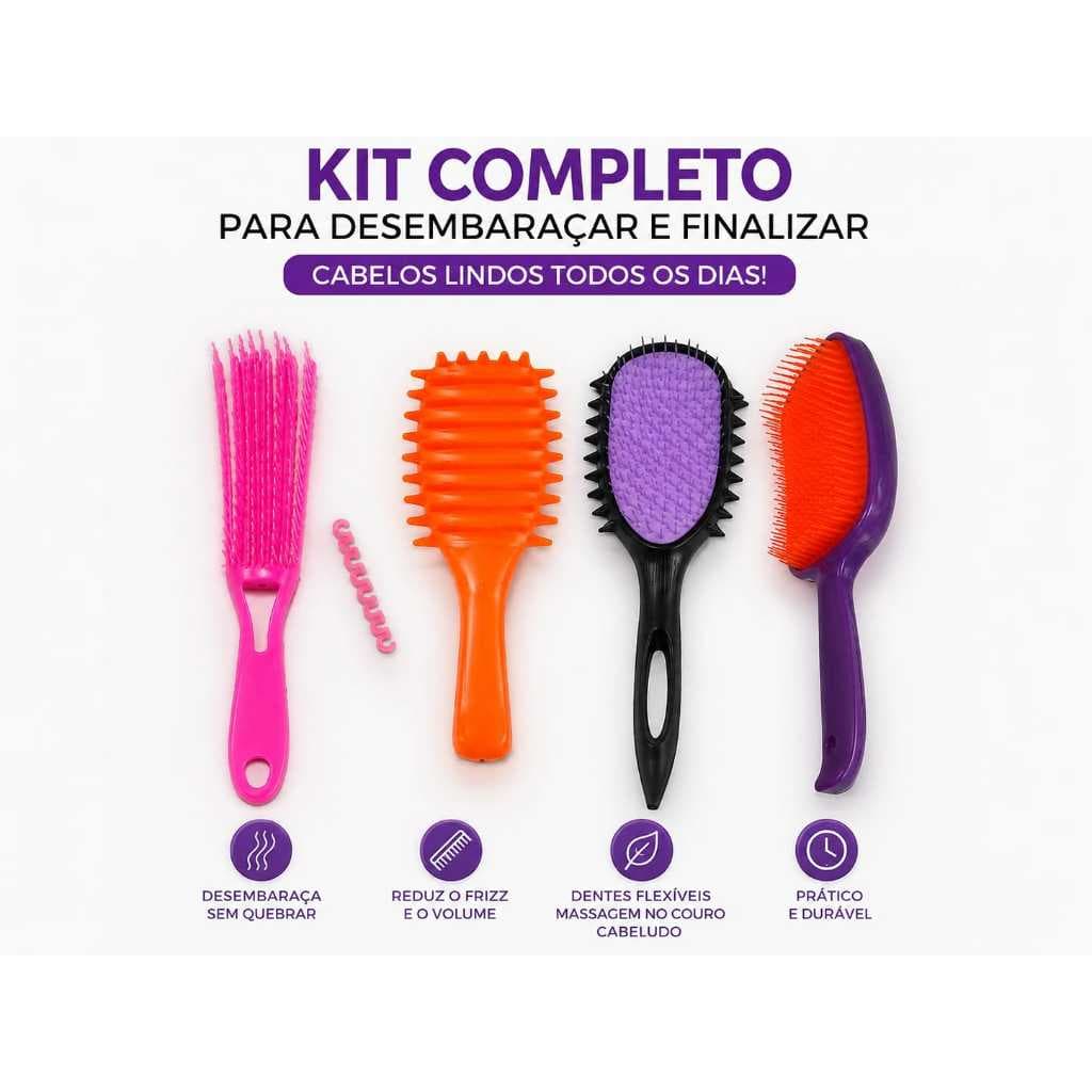KIT ESCOVA DE CABELO