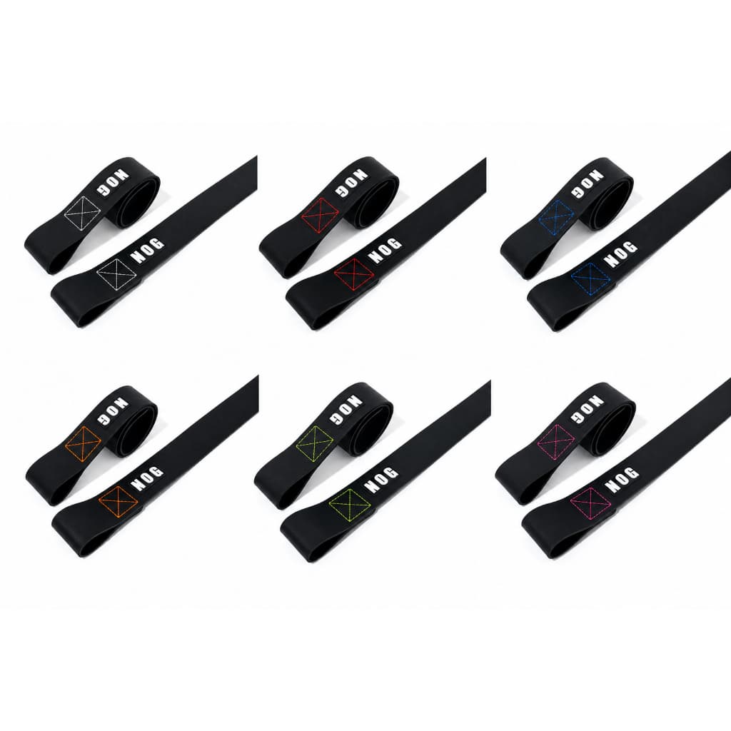 Par de Fita Strap Peso Pulso Tala Munhequeira Couro Crossfit Gancho Medindo 4cm de largura e 50cm de comprimento