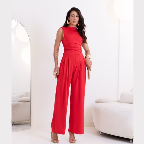 Macacão Feminino Elegante – Social, Pantalona, Sofisticado e Confortável