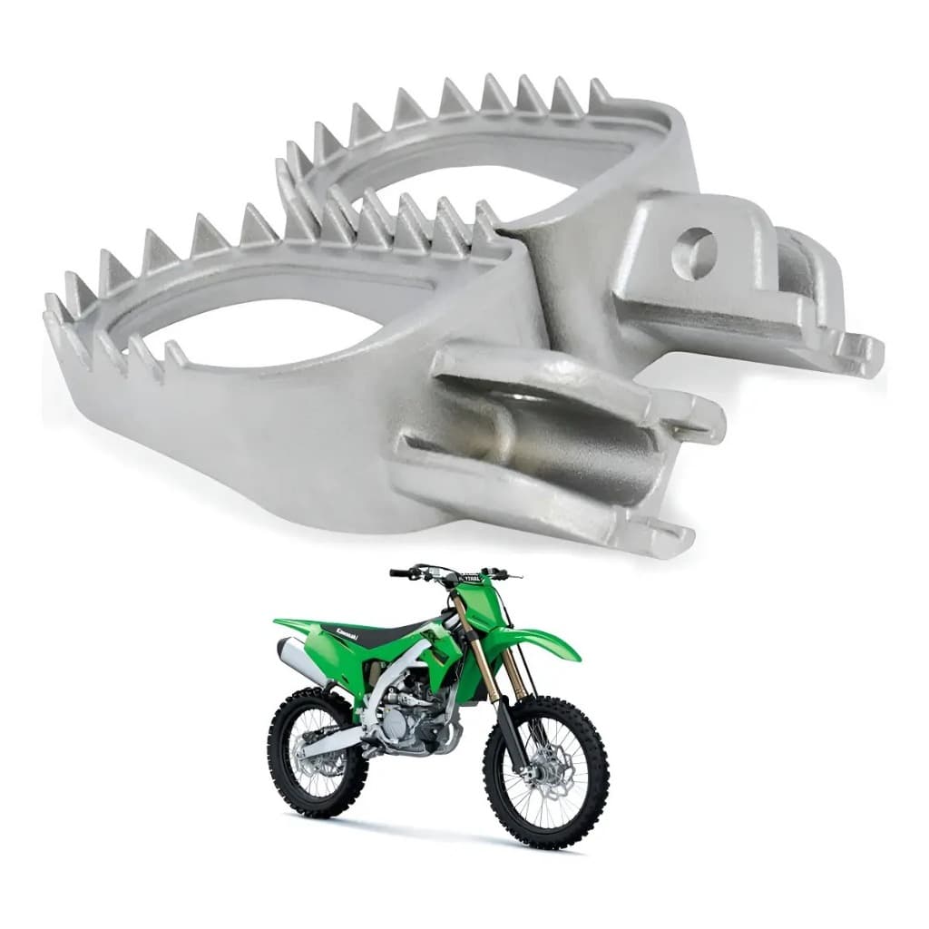 Pedaleira Par Diant Biker Shark Kawasaki Kxf250 Kxf450 09/19