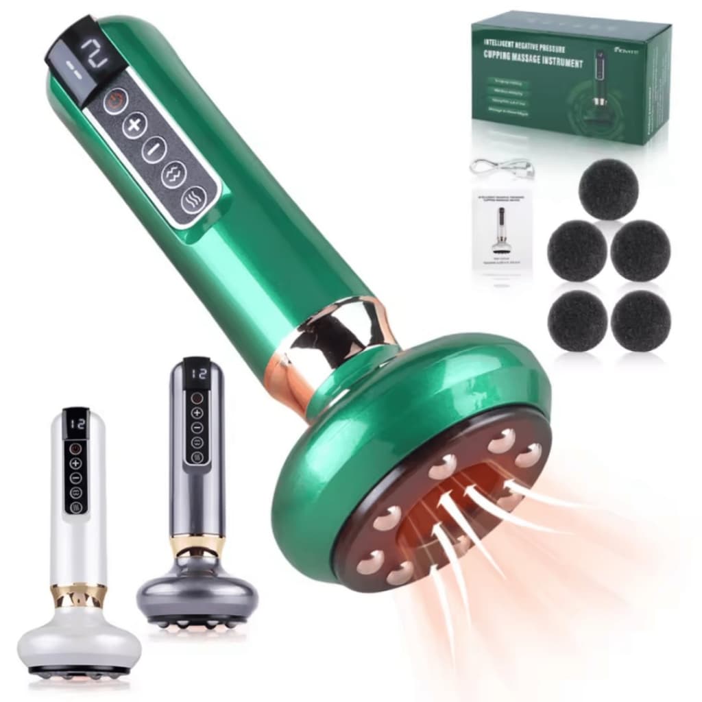 Aparelho Massageador Com Ventosa Anti Celulite Infravermelho