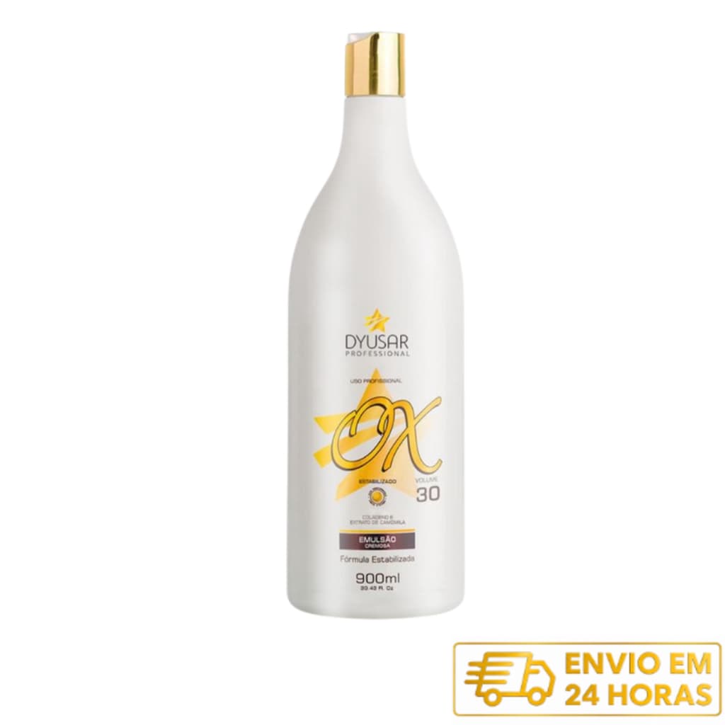 Água Oxigenada OX 30 Volumes Dyusar Profissional Emulsão Oxidante