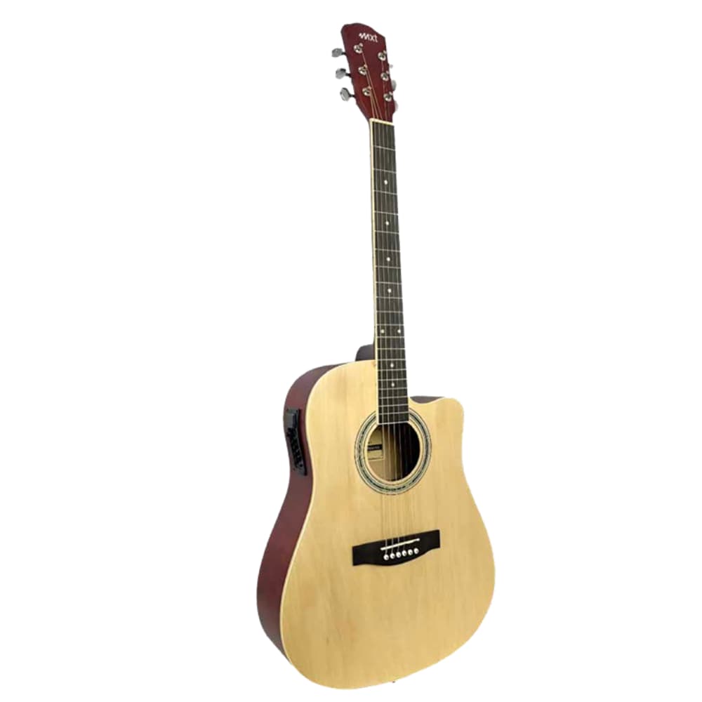 Violão Eletroacústico MXT 41A-EQNT 41 Polegadas 6 Cordas Aço Tília e braço madeira Mogno Equalizador Tarraxas Blindadas