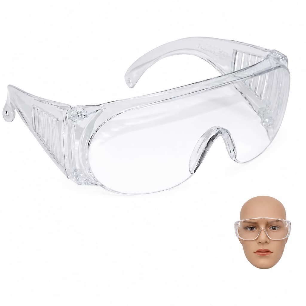 Oculos de Protecao Seguranca  Incolor EPI Premium