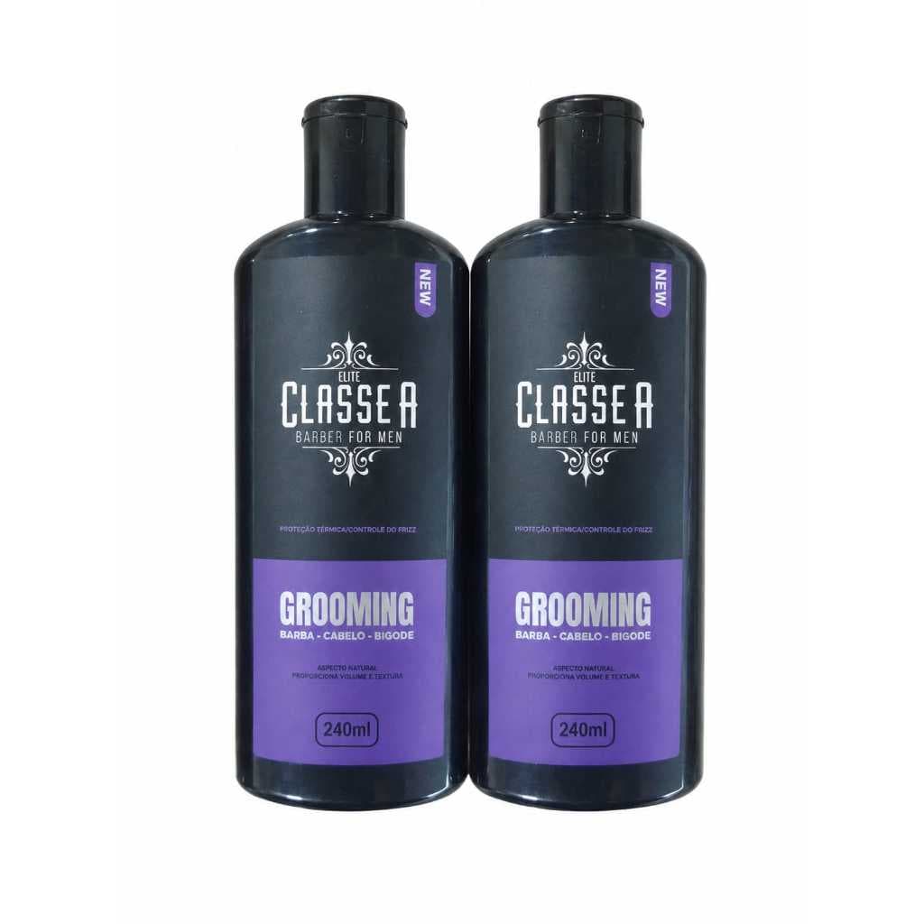 2x Grooming Barba Cabelo E Bigode Classe A Barber 240ml