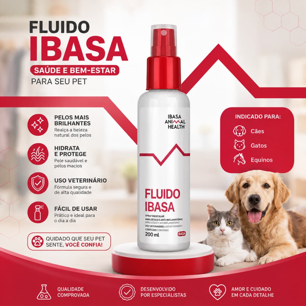 Fluido Muscular Spray Ibasa Anti-Inflamatório e Analgésico - 200ml