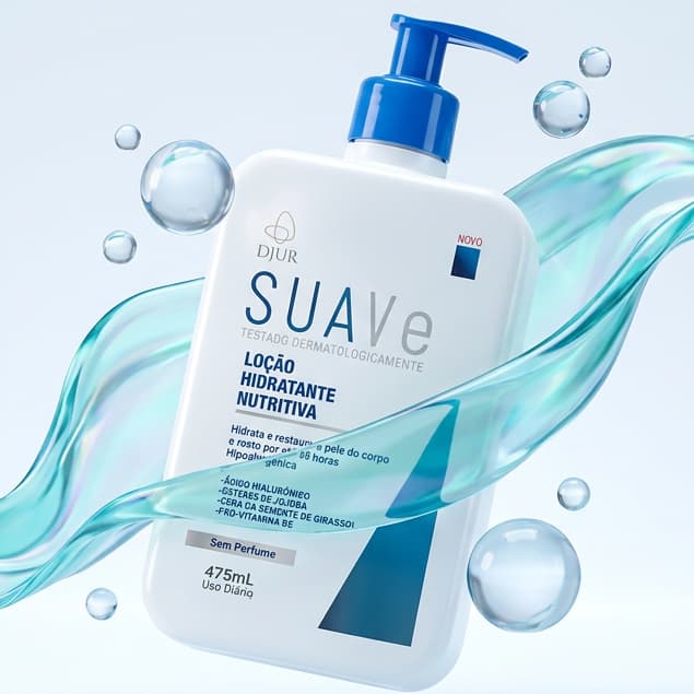 Leite Hidratante Corporal 475ml Sem Perfume Sem Corante Sem Parabeno Absorção Rápida Não Oleoso Pele Seca Dermatológico