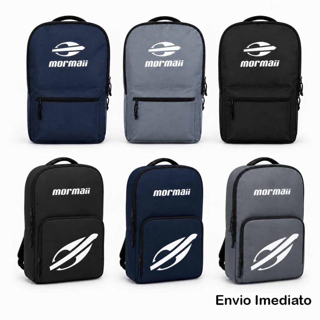 1/ 2 Mochilas Mormaii Resistentes Escolar Juvenil Masculina Feminina Reforçada para Notebook Trabalho Faculdade Original