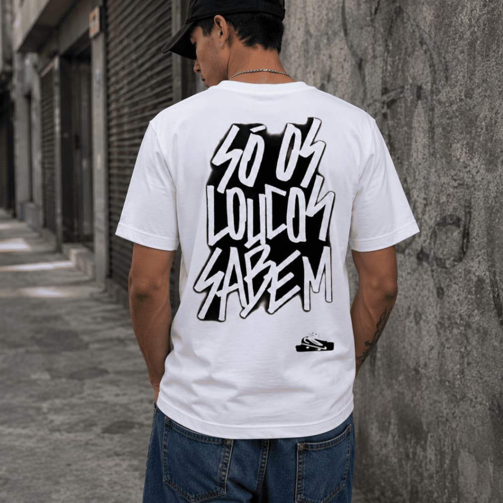 Camiseta Chorão Só Os Loucos Sabem 100% Algodão Streetwear Urbano Camisa Fã Charlie Brouwn Jr CBJR Casual Estilosa