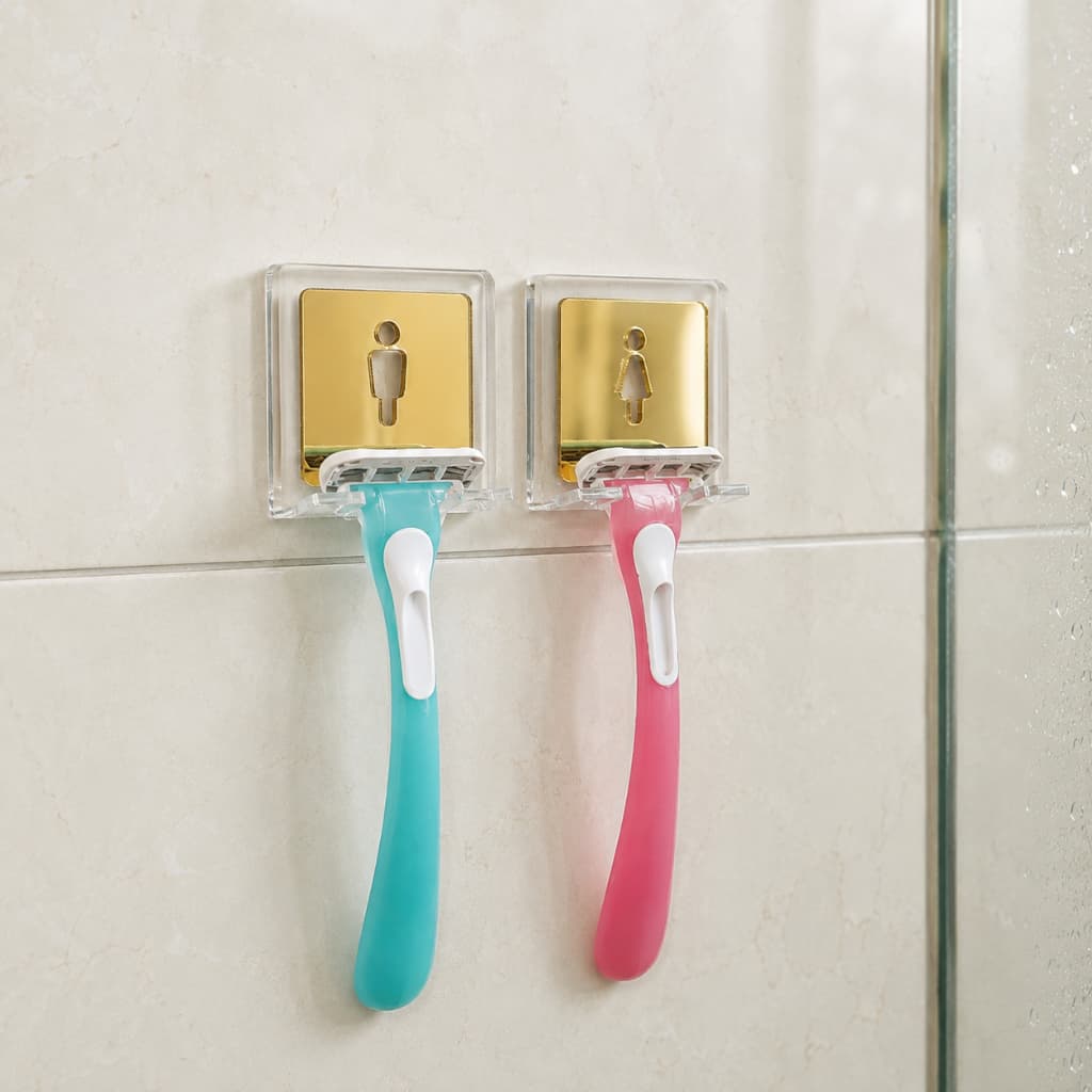 Suportes para Lâminas de Barbear Soft - Conjunto com 2 Unidades - Organização Pessoal
