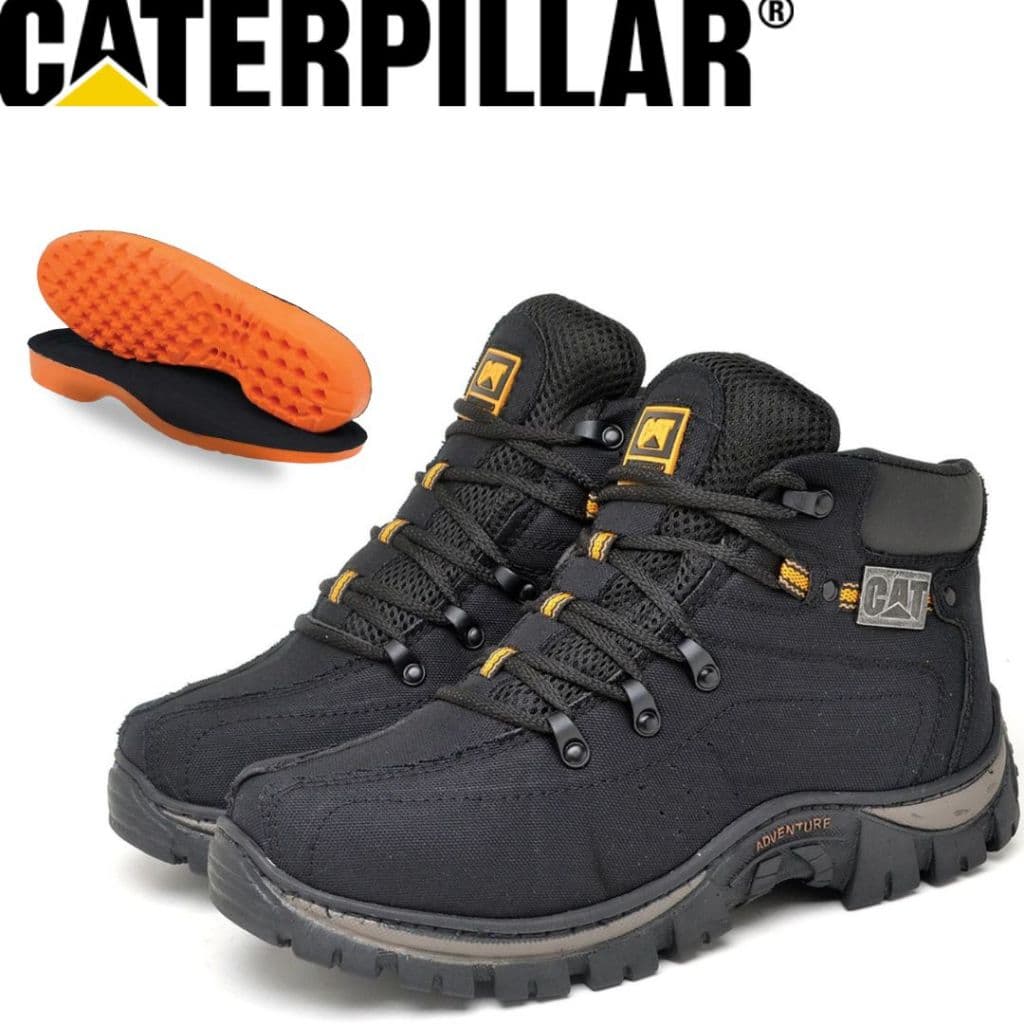 Bota Masculina Coturno adventure Caterpillar + Palmilha de gel